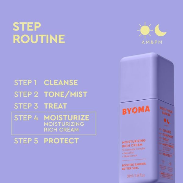 ⁦BYOMA Moisturizing Rich Cream 50ml⁩ - الصورة ⁦5⁩