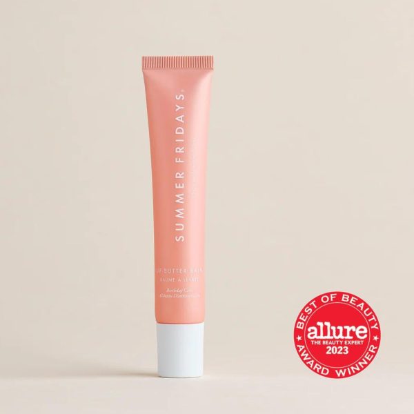 ⁦Summer Fridays Lip Butter Balm - Conditioning Lip Mask and Lip Balm for Instant Moisture, Shine and Hydration - Sheer-Tinted, Soothing Lip Care - Birthday Cake (.5 Oz)⁩ - الصورة ⁦3⁩