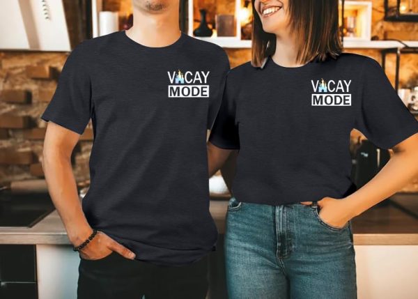 ⁦Magic Shirts for Family: Magical Castle Vacay Mode Couple Matching Tee Family Vacation Cruise Trip Short Sleeve Tops⁩ - الصورة ⁦5⁩