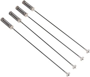 BROLEO Washing Machine Suspension Rods, Alloy and Plastic 4 PCS Easy To Use Stable Support Washer Suspension Rods for Home