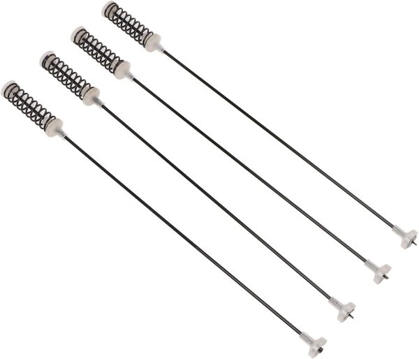 BROLEO Washing Machine Suspension Rods, Alloy and Plastic 4 PCS Easy To Use Stable Support Washer Suspension Rods for Home
