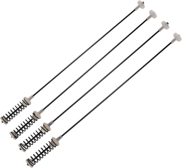 ⁦BROLEO Washing Machine Suspension Rods, Alloy and Plastic 4 PCS Easy To Use Stable Support Washer Suspension Rods for Home⁩ - الصورة ⁦9⁩