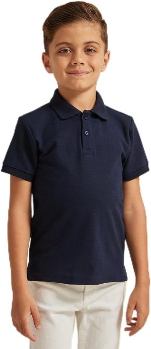 REDTAG Boys Navy Polo T-Shirt