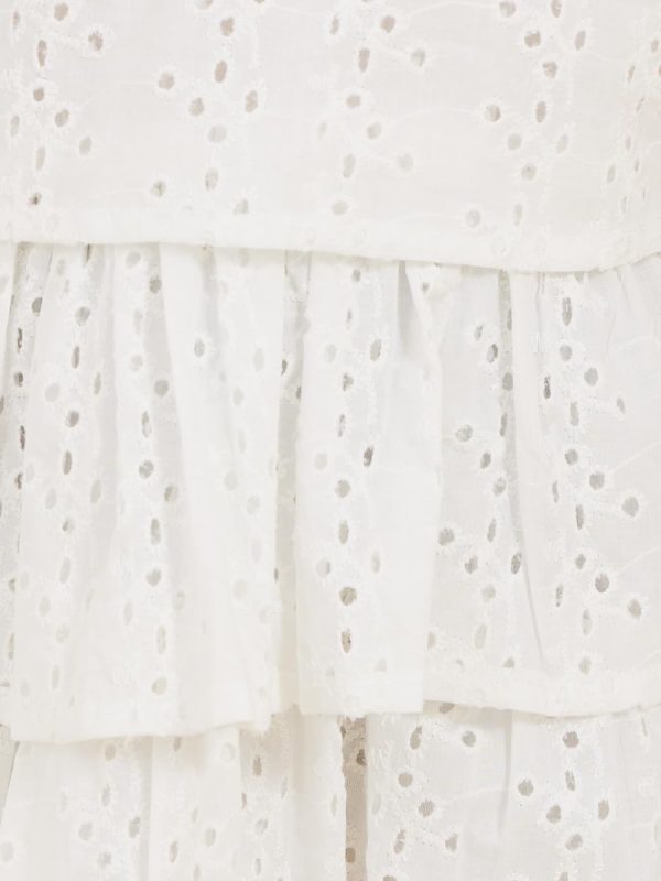 ⁦Styli Girls Schiffly Dress With Tiers⁩ - الصورة ⁦5⁩