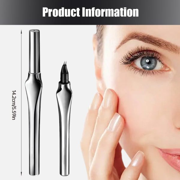 ⁦Excefore 3D Waterproof Double Tip Lower Eyelash Pencil, 2024 New Eyelash Pen, Dual Pronged Bottom Eyelashes Pen, Waterproof Liquid Eyeliner for Natural Makeup, 3PCS⁩ - الصورة ⁦7⁩