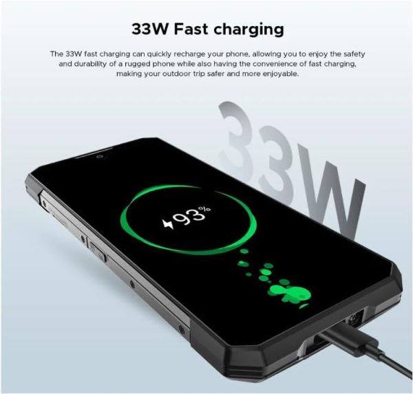 ⁦S200 Plus 5G Rugged Phone Dimensity 7300 4nm 1.32" Rear Display AI Image 6.72'' 12+512GB 10100 mAh Battery Smart Phone ﻿⁩ - الصورة ⁦5⁩