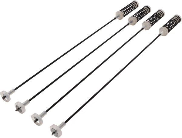 ⁦BROLEO Washing Machine Suspension Rods, Alloy and Plastic 4 PCS Easy To Use Stable Support Washer Suspension Rods for Home⁩ - الصورة ⁦4⁩