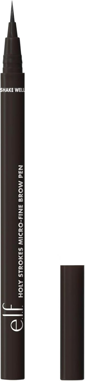 e.l.f. Holy Strokes Micro-Fine Brow Pen, for a Natural Look, Long-Lasting Eyebrow Pencil, Waterproof & Smudge-Proof, Vegan & Cruelty-Free, Espresso