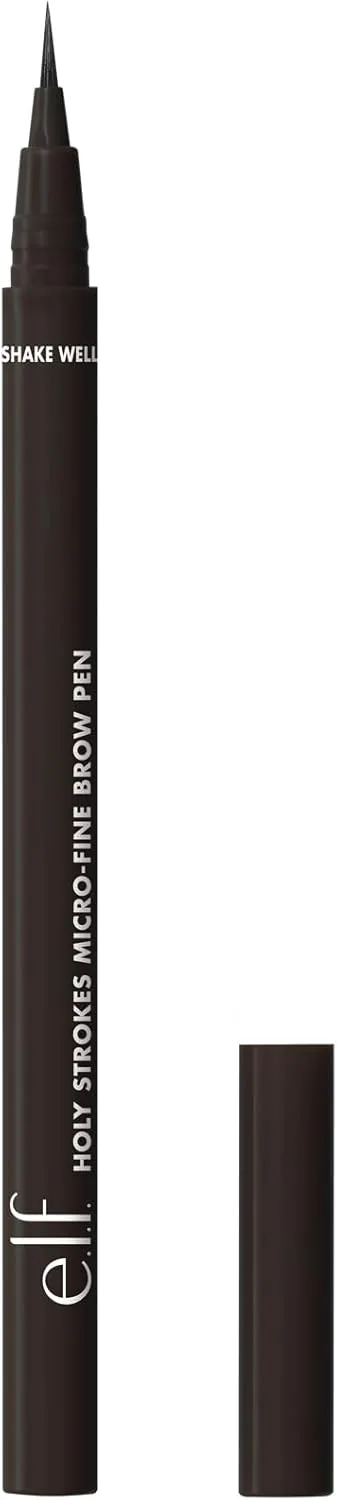 e.l.f. Holy Strokes Micro-Fine Brow Pen, for a Natural Look, Long-Lasting Eyebrow Pencil, Waterproof & Smudge-Proof, Vegan & Cruelty-Free, Espresso