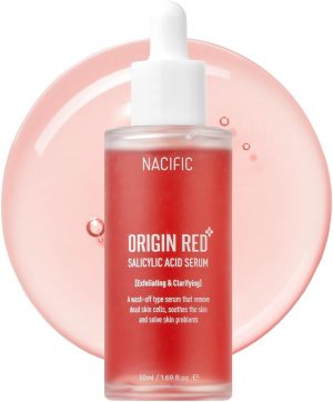 NACIFIC Origin Red Salicylic Acid Serum 1.69fl.oz 50ml Solution for skin troubles Oil control Remove dead skin Prevent blocking pores cells Korean skincare
