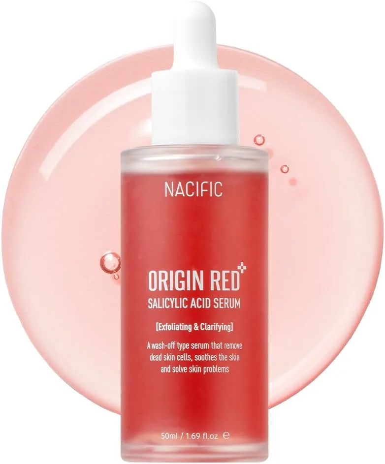 NACIFIC Origin Red Salicylic Acid Serum 1.69fl.oz 50ml Solution for skin troubles Oil control Remove dead skin Prevent blocking pores cells Korean skincare
