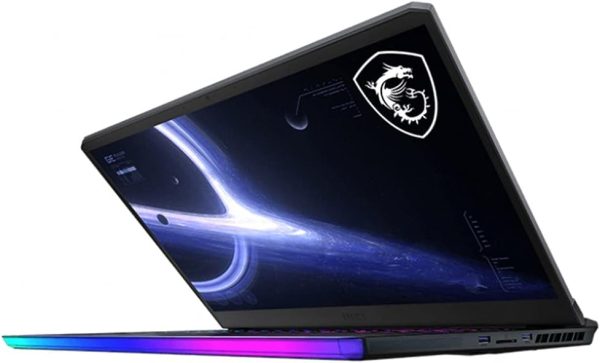 ⁦MSI GE76 Raider Gaming Laptop 2021 (1TB SSD, 16GB RAM) 17.3" FHD 144 Hz, Intel Core i7-1180H (11th Gen), NVIDIA GeForce RTX 3060, Windows 10 64bit (Titanium Blue) 11UE-046 US Model⁩ - الصورة ⁦2⁩