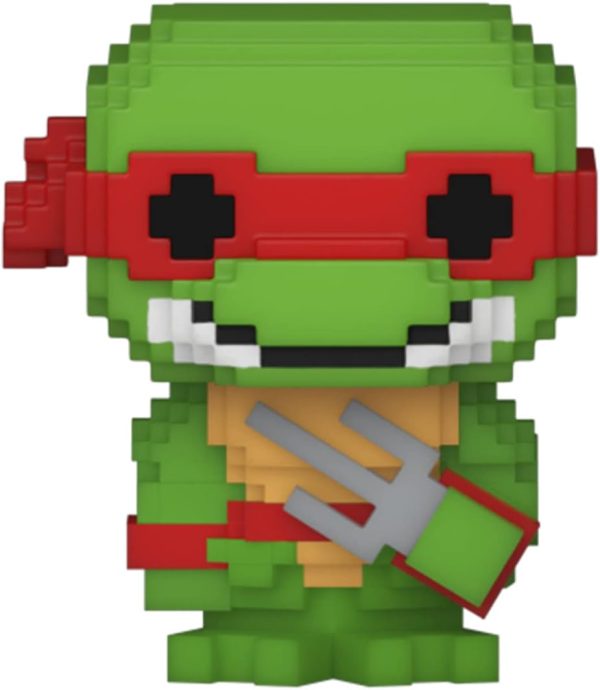 ⁦Funko Bitty POP! Teenage Mutant Ninja Turtles - 8-Bit Raphael, 8-Bit Donatello, 8-Bit Leonardo and a Surprise Mini Figure - 0.9 Inch (2.2 cm) - TMNT Collectible - Gift Idea - TV Fans⁩ - الصورة ⁦3⁩