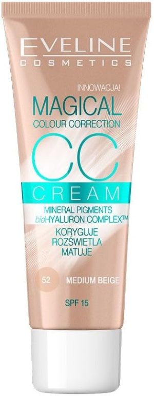 Eveline Cosmetics Cc Cream Magical Colour Correction Medium Beige 30ml