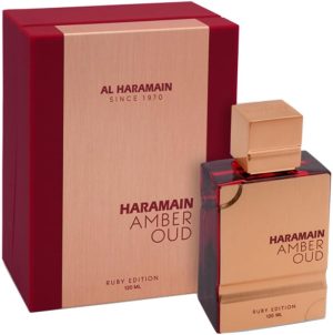 Al Haramain Amber Oud Ruby Edition 120ml Spray | Women's Eau de Parfume Spray | Luxury Arabian Unisex Perfume