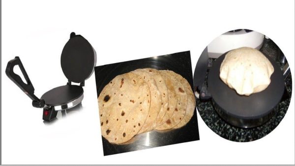 ⁦Non-Stick Electric Tortilla Maker - with Adjustable Switch and Indicator Light for Easy and Fast Preparation⁩ - الصورة ⁦2⁩