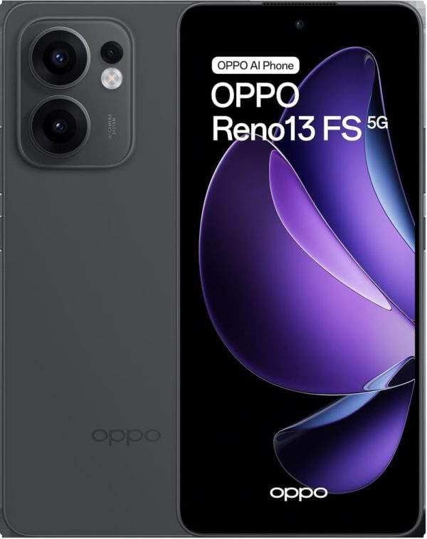 ⁦Oppo Reno13 FS Dual-SIM 512GB ROM + 12GB RAM (GSM Only | No CDMA) Factory Unlocked 5G Smartphone (Graphite Grey) - International Version⁩ - الصورة ⁦11⁩