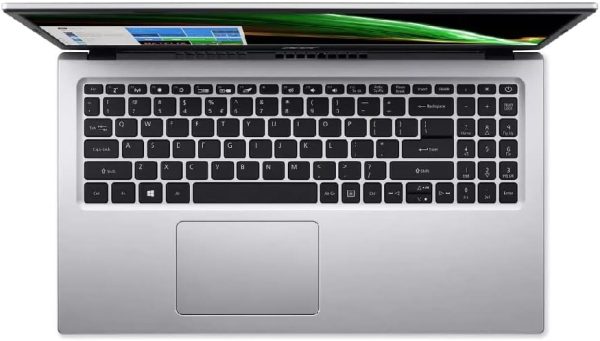 ⁦Acer 15.6" Aspire 3 Laptop with Windows 11 in S Mode - Intel Core i3-8GB RAM - 256GB SSD Storage - Silver (A315-58-350L)⁩ - الصورة ⁦2⁩