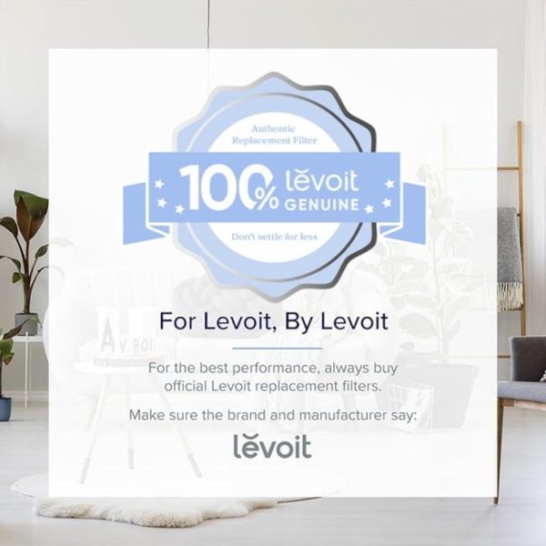 ⁦LEVOIT LV-PUR131 Air Purifier Replacement Filter, Hepa and Activated Carbon Filters Set, LV-PUR131-RF, 2 Pack⁩ - الصورة ⁦4⁩