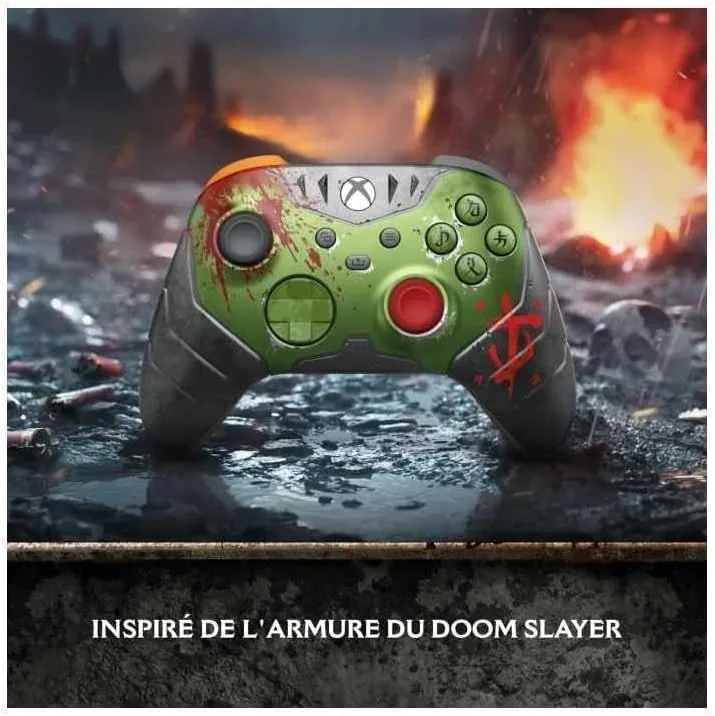 Xbox Wireless Controller – DOOM: The Dark Ages Limited Edition for Xbox Series X|S, Xbox One, PCs, and Cloud-Enabled Devices