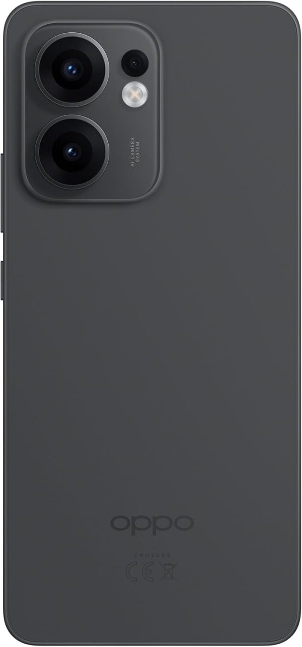 ⁦Oppo Reno13 FS Dual-SIM 512GB ROM + 12GB RAM (GSM Only | No CDMA) Factory Unlocked 5G Smartphone (Graphite Grey) - International Version⁩ - الصورة ⁦7⁩