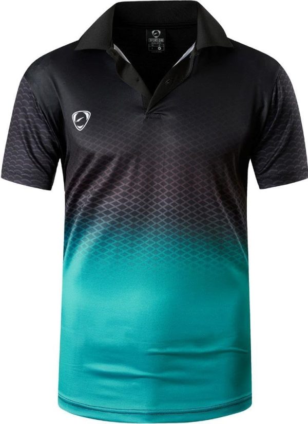 jeansian Men's Sports Wicking Breathable Quick Dry Short Sleeve T-Shirts Tee Tops Running Training LSL1059