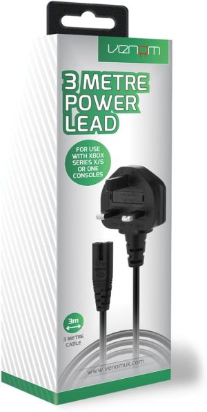 Venom 3 Metre Replacement Power Cable (Xbox Series X & S / Xbox One)