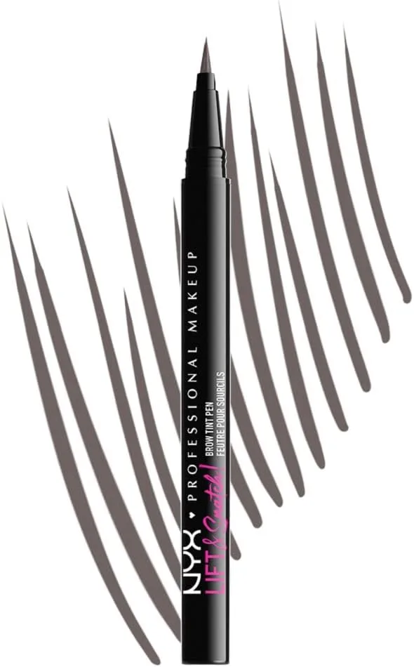 NYX Professional Makeup Lift & ! Brow Tint Pen, Grey-Black 09, 14 gm