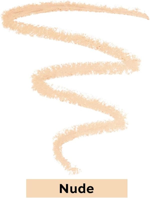 ⁦XX Revolution Makeup Revolution- Streamline Waterline- Eyeliner Pencil-Nude|Ultra Creamy And Pigmented Texture|Smooth And Buttery Application|Smudge Proof|Built In Smudger For Smokey Looks|1.3Gm⁩ - الصورة ⁦5⁩