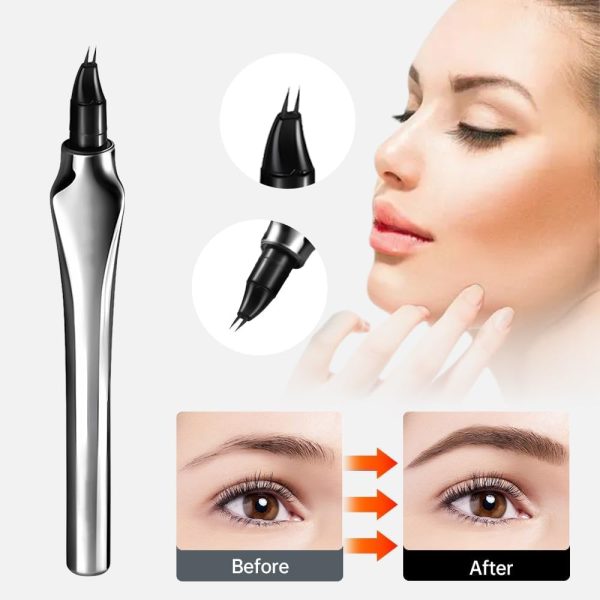⁦Excefore 3D Waterproof Double Tip Lower Eyelash Pencil, 2024 New Eyelash Pen, Dual Pronged Bottom Eyelashes Pen, Waterproof Liquid Eyeliner for Natural Makeup, 3PCS⁩ - الصورة ⁦3⁩