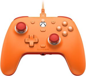 GameSir G7 SE Wired Controller for Xbox Series X|S, Xbox One & Windows 10/11, Plug and Play Gaming Gamepad with Hall Effect Joysticks/Hall Trigger, 3.5 mm Audio Jack （Orange)