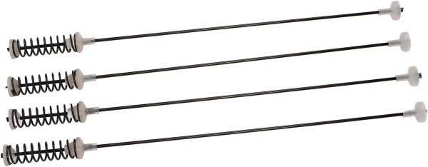 ⁦BROLEO Washing Machine Suspension Rods, Alloy and Plastic 4 PCS Easy To Use Stable Support Washer Suspension Rods for Home⁩ - الصورة ⁦5⁩