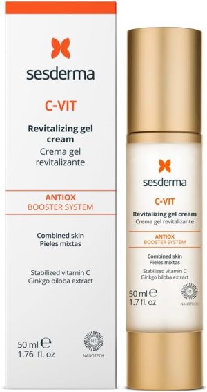 Sesderma C-VIT Revitalizing Gel Cream, 1.7 Fl Oz