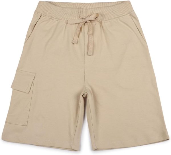 ⁦Deniklo Boys' Polo T-Shirt & Shorts Set 100% Cotton Bio-Washed Fabric⁩ - الصورة ⁦3⁩