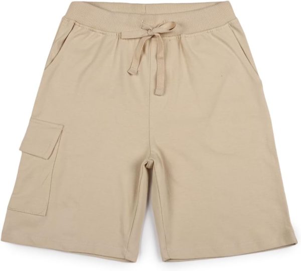 ⁦Deniklo Boys' Polo T-Shirt & Shorts Set 100% Cotton Bio-Washed Fabric⁩ - الصورة ⁦3⁩