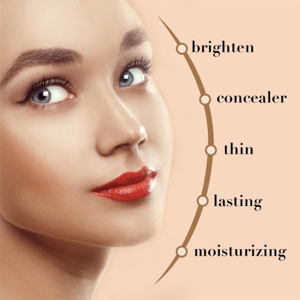 ⁦Azonee Air Cushion CC Cream, New Mushroom Head Air Cushion Long-Lasting Matte Waterproof Moisturizing Concealer Beauty (Natural color)⁩ - الصورة ⁦3⁩