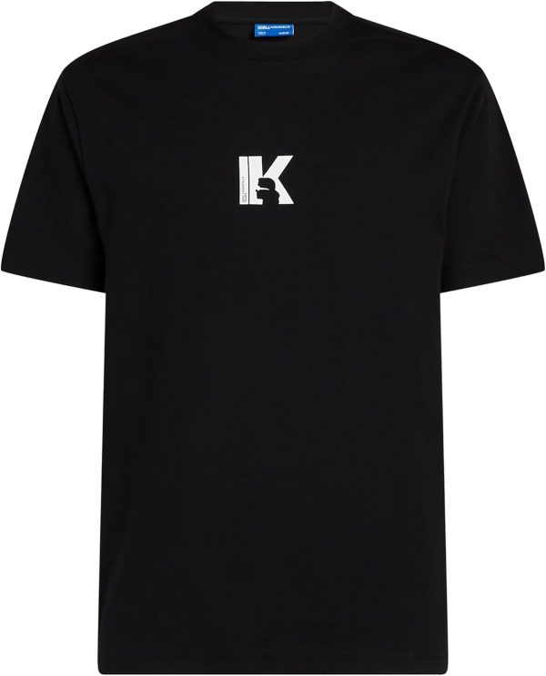 ⁦KARL LAGERFELD JEANS Men Karl Lagerfeld Jeans Reg Ss Klogo Tee T-shirt⁩ - الصورة ⁦5⁩