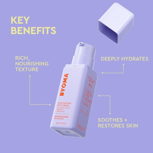 ⁦BYOMA Moisturizing Rich Cream 50ml⁩ - الصورة ⁦3⁩