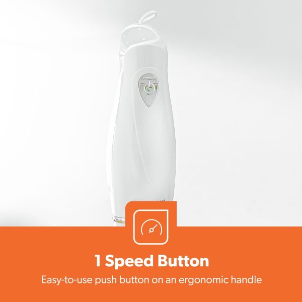 ⁦Geepas 200W Hand Blender Food Collection Immersion Ideal For Smoothies, Shakes, Baby Food, Soup, Grinding Ingredients, Vegetables & Fruits, White/Grey GHB5467⁩ - الصورة ⁦3⁩