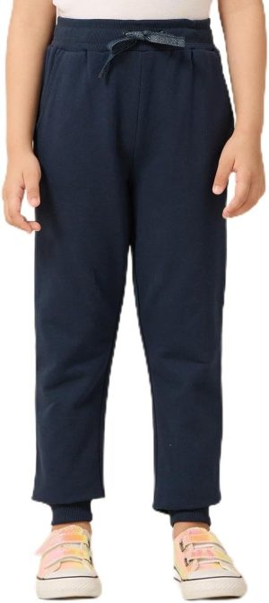 REDTAG Girls Navy Active Track Pants