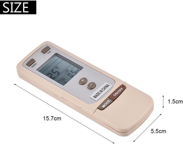 ⁦Air-Con Remote Control,BPLHGF Replacement Remote Control Controller for GREE Y512 Y502 Air Conditioner with 10m / 33ft Remote Distance⁩ - الصورة ⁦3⁩