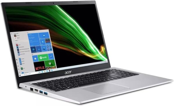 ⁦Acer 15.6" Aspire 3 Laptop with Windows 11 in S Mode - Intel Core i3-8GB RAM - 256GB SSD Storage - Silver (A315-58-350L)⁩ - الصورة ⁦3⁩