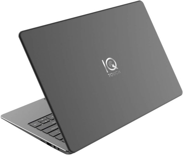 ⁦IQ TOUCH AIR X2 Laptop/Intel Celeron / 4GB RAM / 64GB Storage / 12.5" Full HD / 4000mAh Battery/Windows 10 / Micro SD Slot/Micro HDMI/Metallic body/Slim Design/Grey Color / 1 Year Warranty⁩ - الصورة ⁦2⁩