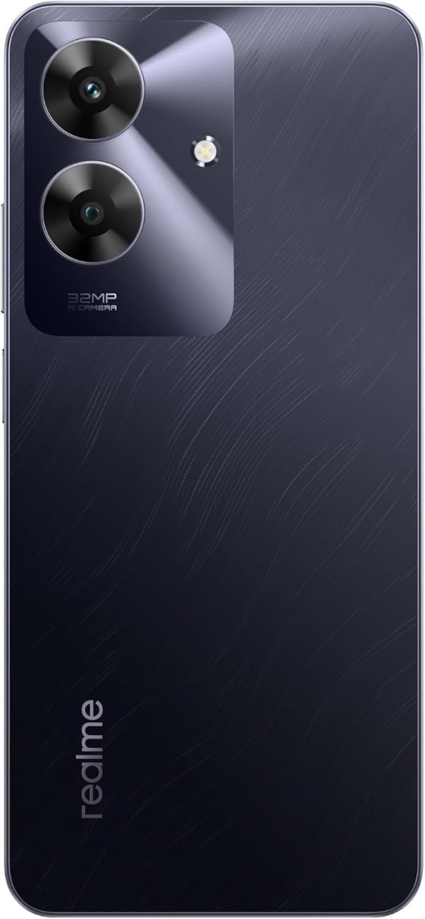 ⁦Realme Note 60 Dual-SIM 64GB ROM + 3GB RAM (GSM Only | No CDMA) Factory Unlocked 4G/LTE Smartphone (Marble Black) - International Version⁩ - الصورة ⁦3⁩