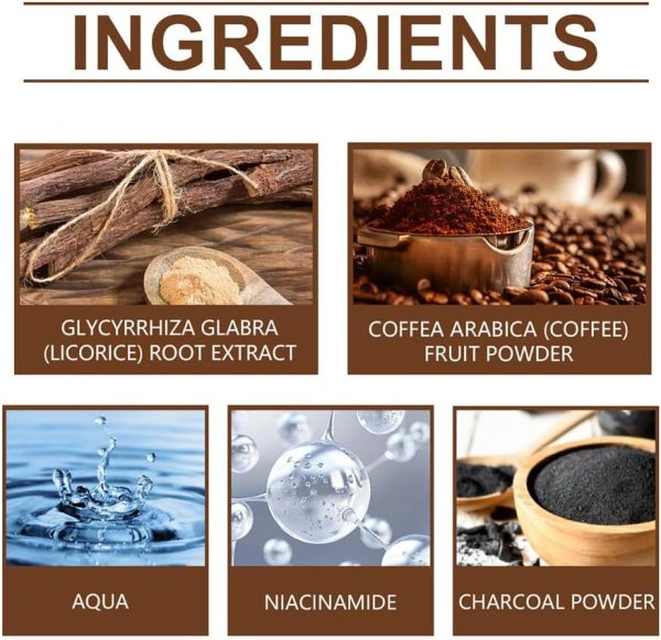 ⁦Azonee Natural Coffee Body Scru, Exfoliating & Moisturizing cream, Great for Butt, Legs, Arms & Hands, Nourishing Scrubber for Soft, Radiant Skin, Ideal for Women & Men, 50g⁩ - الصورة ⁦6⁩