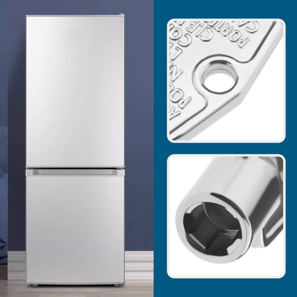 ⁦The Lord of the Tools 3Pcs Freezer Door Key Replacement 216702900 297147700 Compatible with Frigidaire Compatible with Kenmore Metal Refrigerator Door Key⁩ - الصورة ⁦3⁩