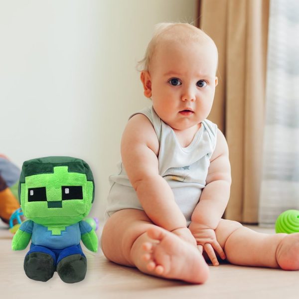 ⁦XPJBKC Creeper Plush Toy, 26 cm / 10.2 Inch Cartoon Plush Toy, Plush Toy Figures, Stuffed Toy, Plush Toy, Plush, Home Decor, Cartoon Plush Toy, Stuffed for Children⁩ - الصورة ⁦4⁩