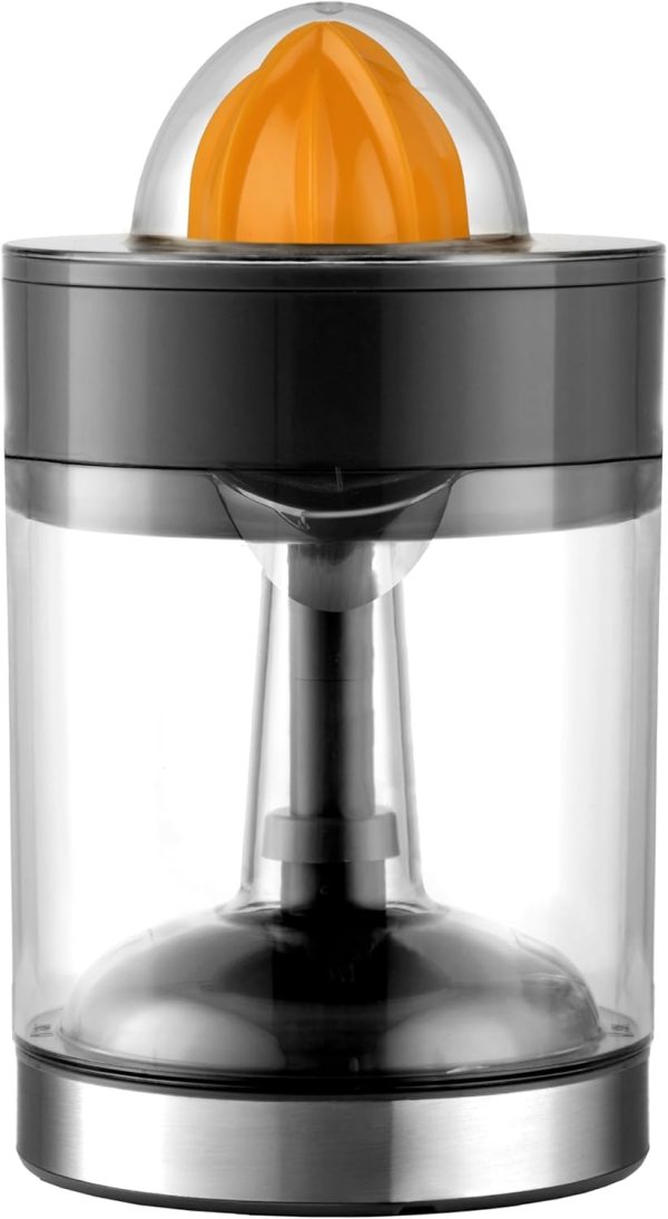 ⁦Koolen 40W Stainless Steel Decorative Orange Juicer, 1.2 Liter Capacity, Black⁩ - الصورة ⁦2⁩