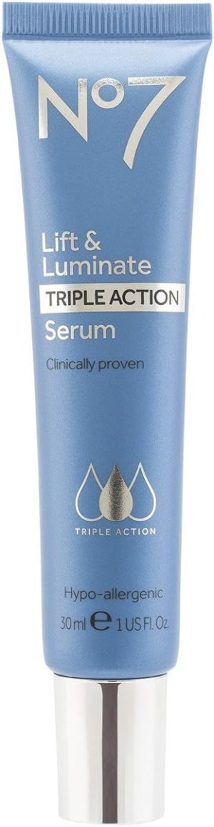 No7 Lift & Luminate Triple Action Serum, 50 ml, Extra Large