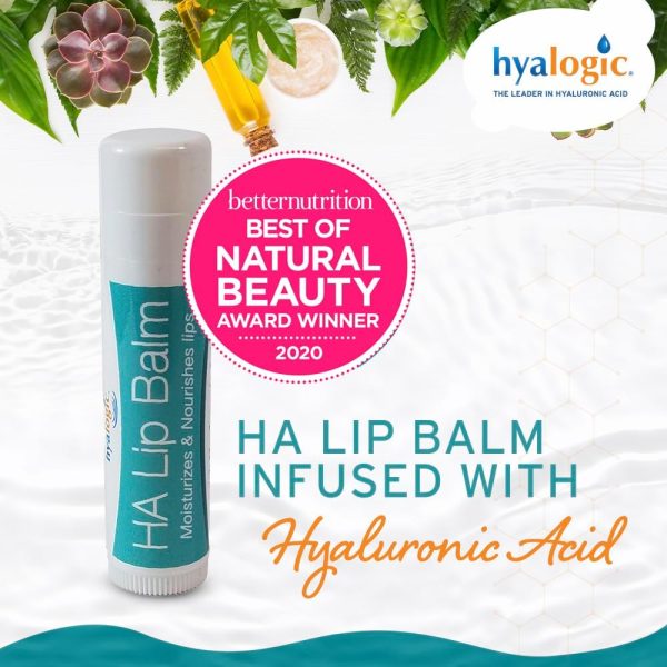 ⁦Hyalogic HA Lip Balm - Hyaluronic Acid & Organic, Natural Coconut Oil - Soothes Dry, Chapped Lips - Plumping, Moisturizing & Nourishing - Unflavored - Fragrance & Dye Free - 4.25g - 1 Stick⁩ - الصورة ⁦4⁩